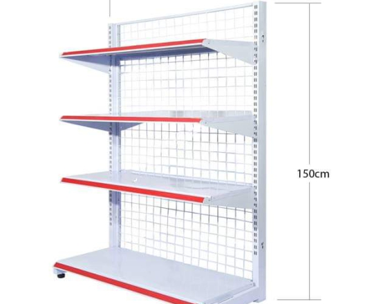 Kệ siêu thị đơn lưới 150cm x 120cm